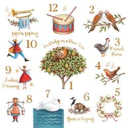 12 Days Christmas Card