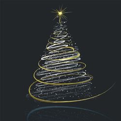 Christmas Sparkles - Personalised Christmas Card