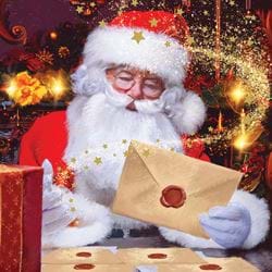 Santa's Magic, Shelter Christmas Cards - Pack of 10