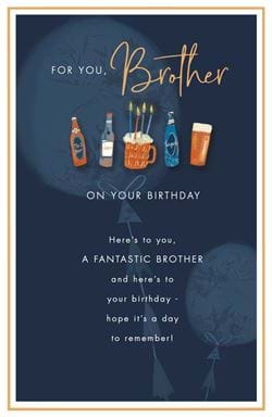Day To Remember Brother Birthday Card