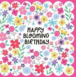 Blooming Floral Birthday Card