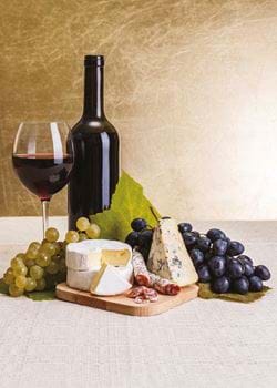 Wine and Cheese Birthday Card