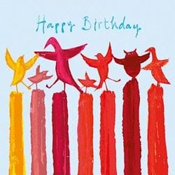 Perch Party Birthday Card
