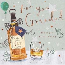 Whiskey Grandad Birthday Card