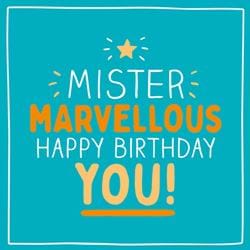 Mister Marvellous Birthday Card