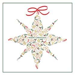 Christmas Star - Personalised Christmas Card