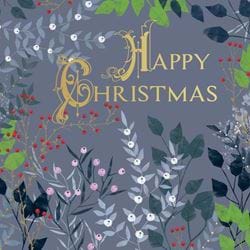 Christmas Foliage - Personalised Christmas Card