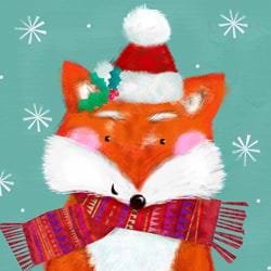 Xmas Fox - Personalised Christmas Card