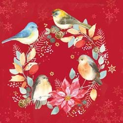 Robins Friends - Personalised Christmas Card