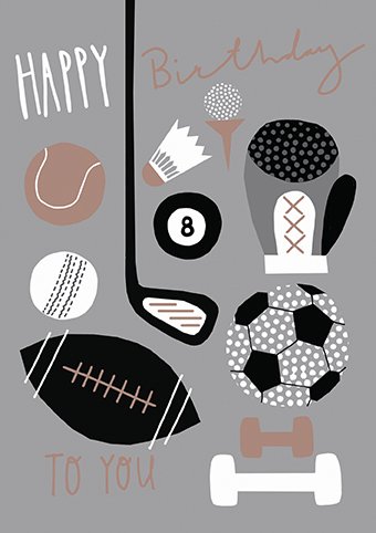 Sports Birthday Card