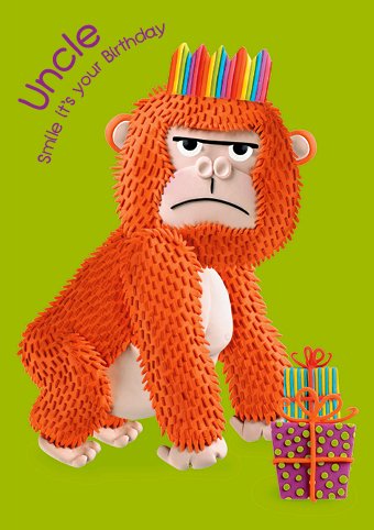 Smile Uncle Birthday Card