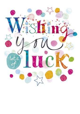 Spots Good Luck Card