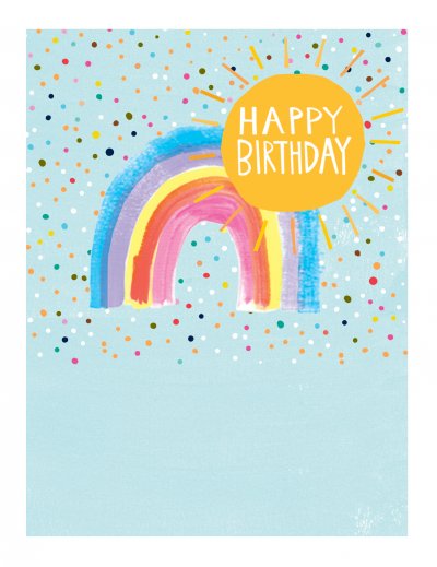 Rainbow Birthday Card