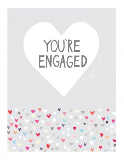 Heart Engagement Card