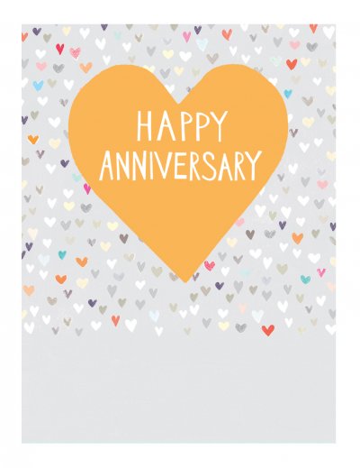 Heart Anniversary Card