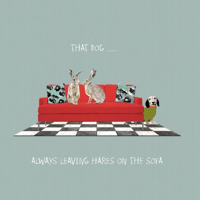 That Dog Greeting Card