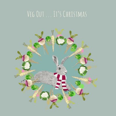 Veg Out Christmas Card