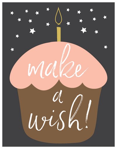 Make a Wish Birthday Card