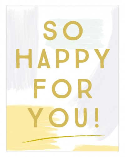 So Happy Greetings Card
