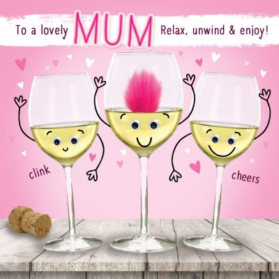 Wine Mothers Day Card