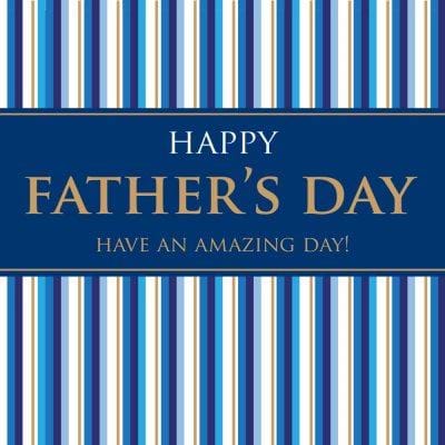 Stripes Father's Day Card