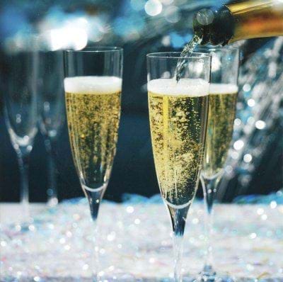 Congratulations Champagne Greeting Card