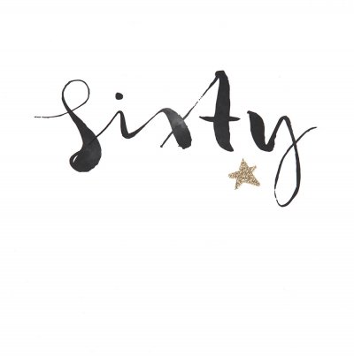 Sixty Birthday Card