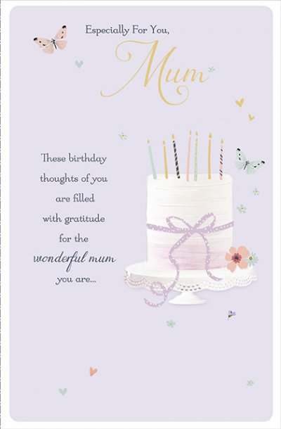 Especially for you Mum Birthday Card