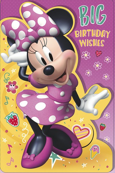 Minnie Mouse Birthday Card