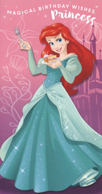 Disney Princess Ariel Birthday Card