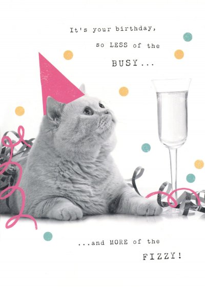 More Fizzy Birthday Card