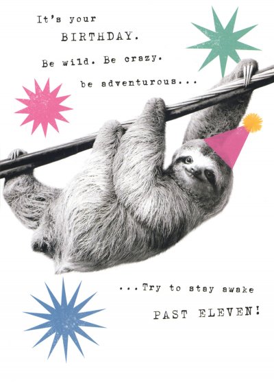 Be Adventurous Birthday Card