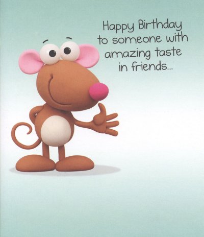 Amazing Taste Birthday Card