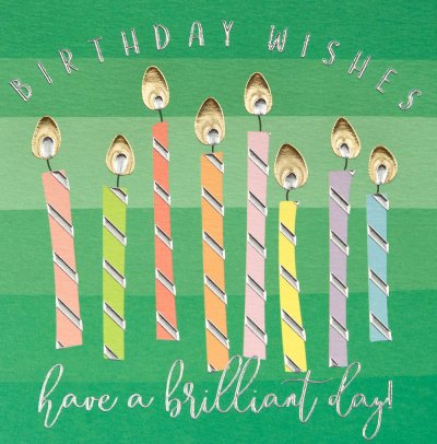 Candle Wishes Birthday Card