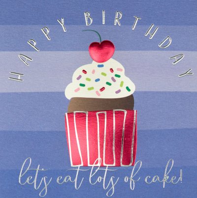 Cupcake Birthday Card