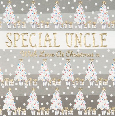 Trees Uncle Christmas Card
