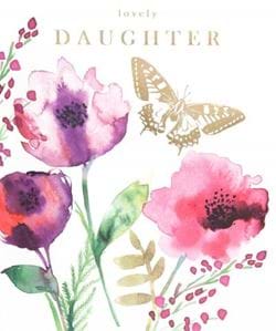 Butterfly Daughter Birthday Card