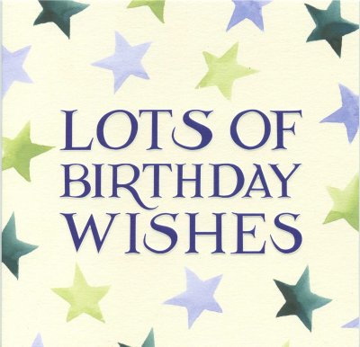 Stars Birthday Card
