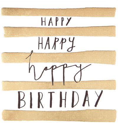 Happy Happy Happy Birthday Card