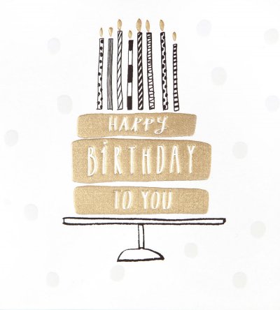 Birthday Cake Birthday Card