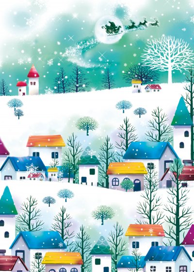 Over the Village British Heart Foundation Christmas Pack (10)