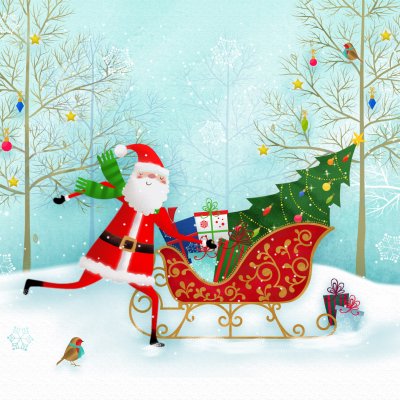 Joyous Santa NSPCC Christmas Pack (10)