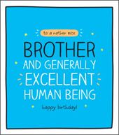 Rather Nice Brother Birthday Card