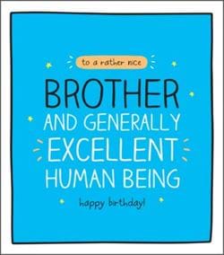 Rather Nice Brother Birthday Card