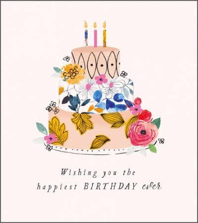 Happiest Day Birthday Card