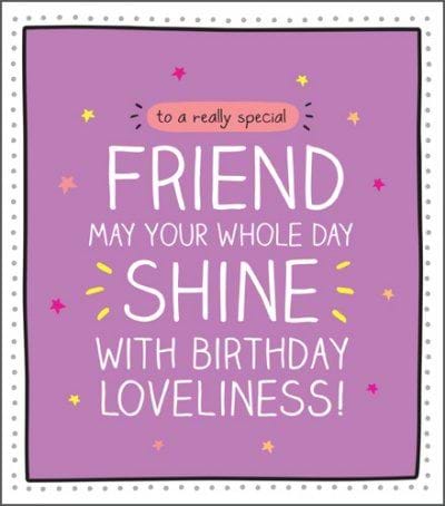 Shine Friend Birthday Card