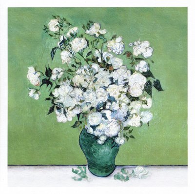 A Vase of Roses Greeting Card