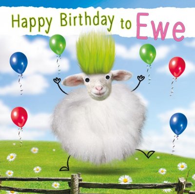 To Ewe Birthday Card