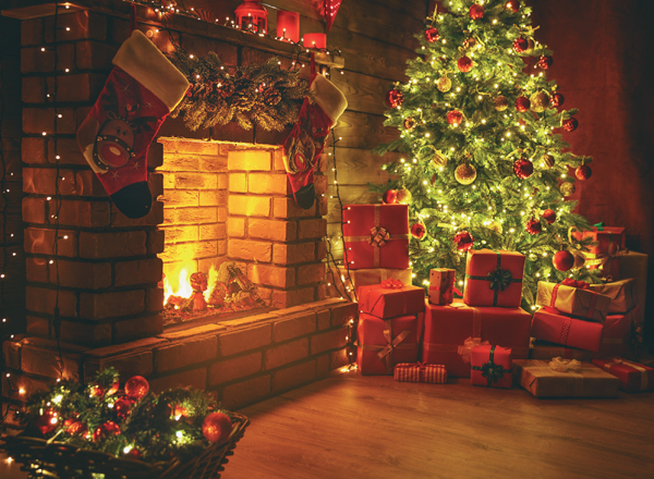 Interior Christmas Personalised Christmas Card