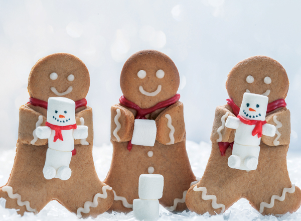 Christmas Gingerbread Personalised Christmas Card